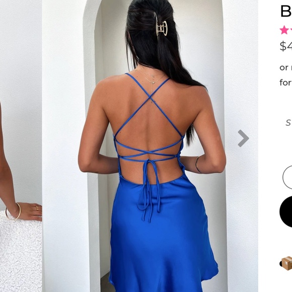 That’s so Fetch Olivia Dress in Royal Blue - Picture 2 of 2